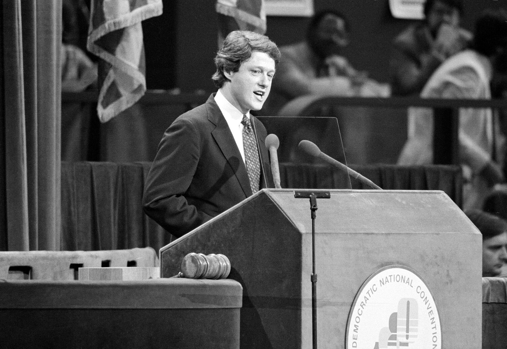 1980: Speaks at Democratic National Convention